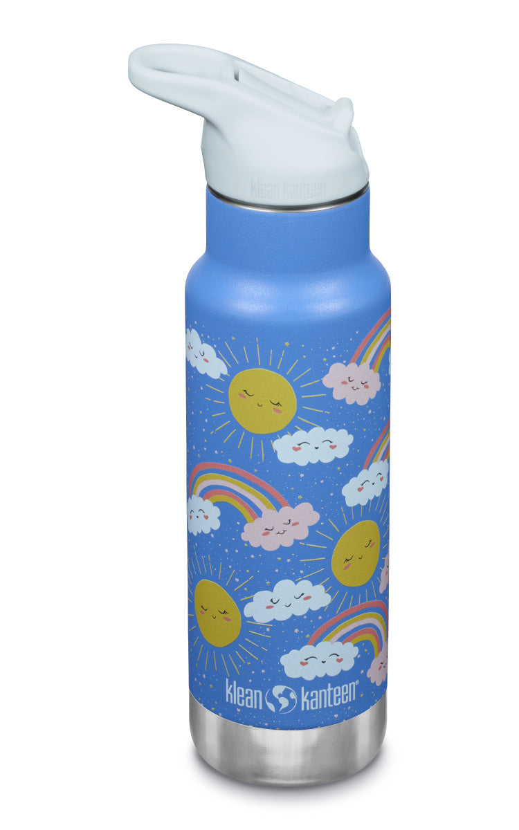 Borraccia termica per bambini in acciaio inox 355 ml - NUOVO Tappo Flip Sport