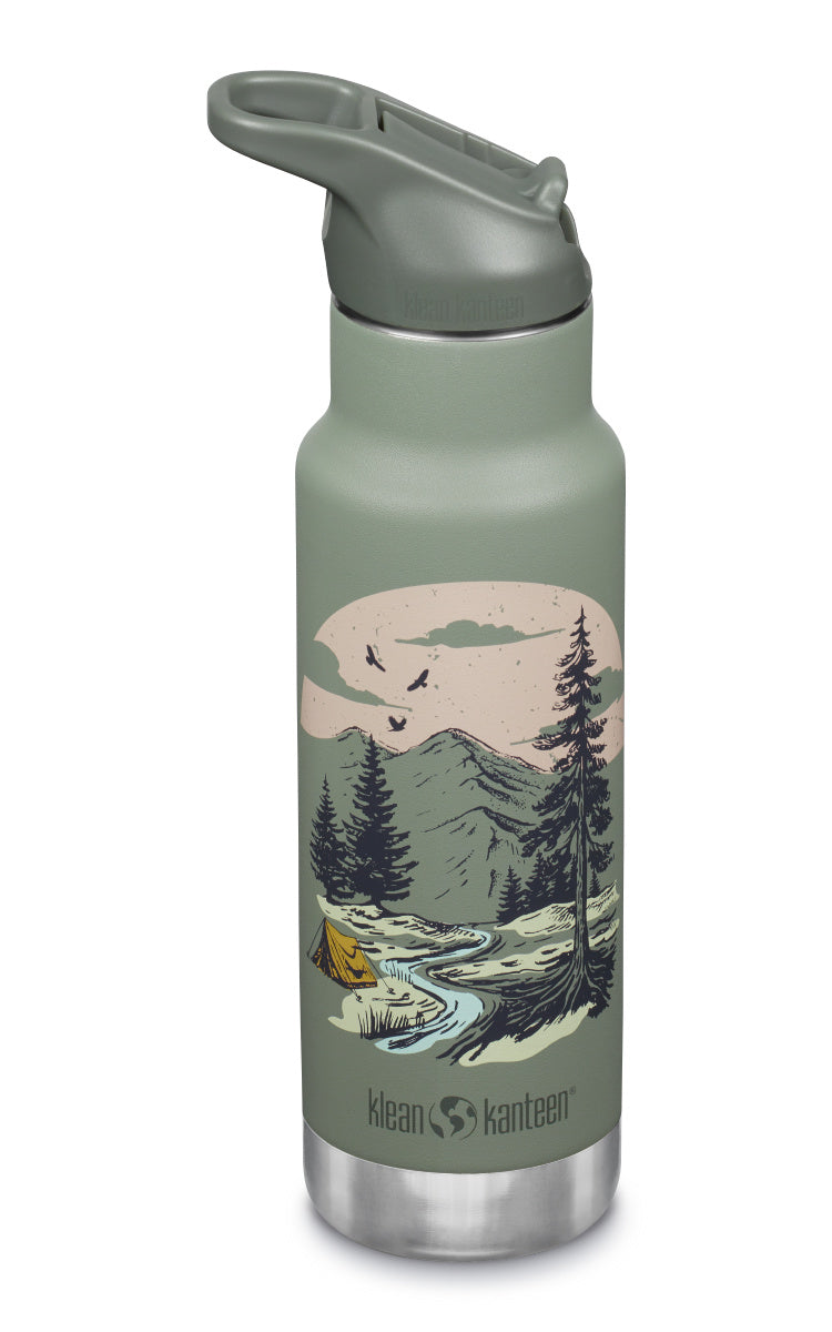 Borraccia termica per bambini in acciaio inox 355 ml - NUOVO Tappo Flip Sport