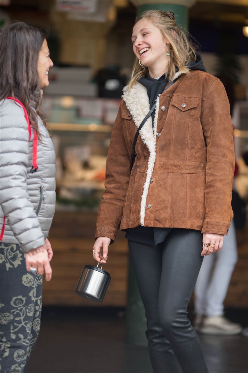 Contenitore snack termico TkCanister 237ml in acciaio inox con anello trasporto
